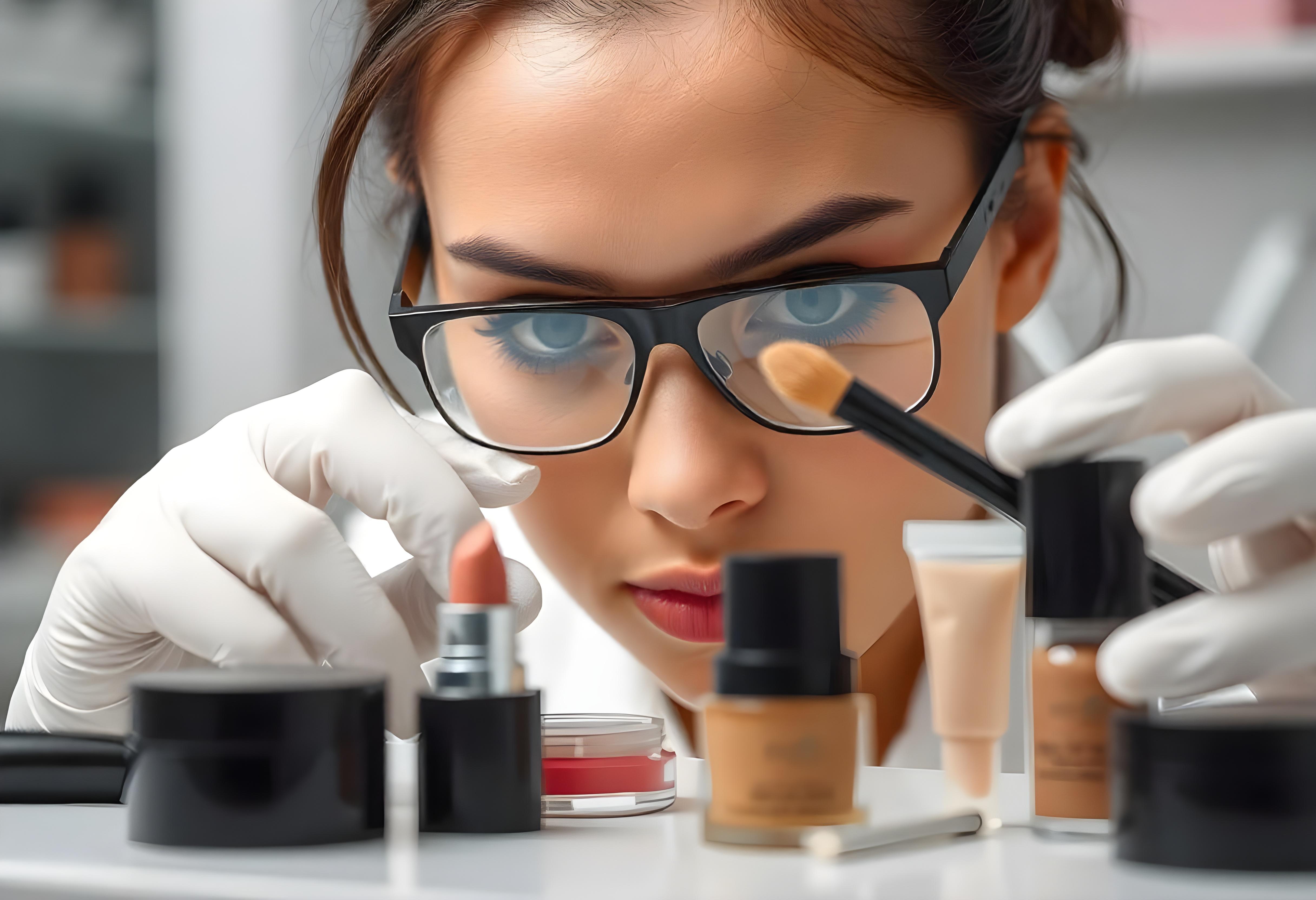 Image of a scientist working in a lab